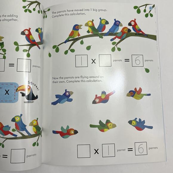 Usborne Multiplying Dividing Wipe Clean Erasable Activity Books Set Of 2 Math - Picture 5 of 15